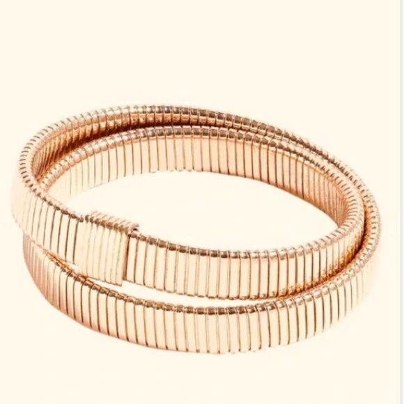 J. Crew Double Stretch Bracelet - Rose Gold - OS - Picture 6 of 6